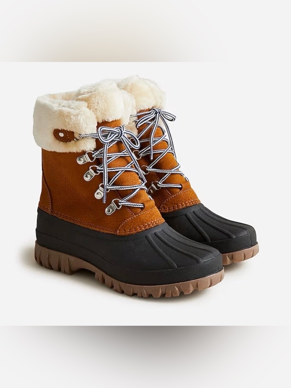 J.Crew Perfect Winter Boots with Sherpa ~ Size: 8